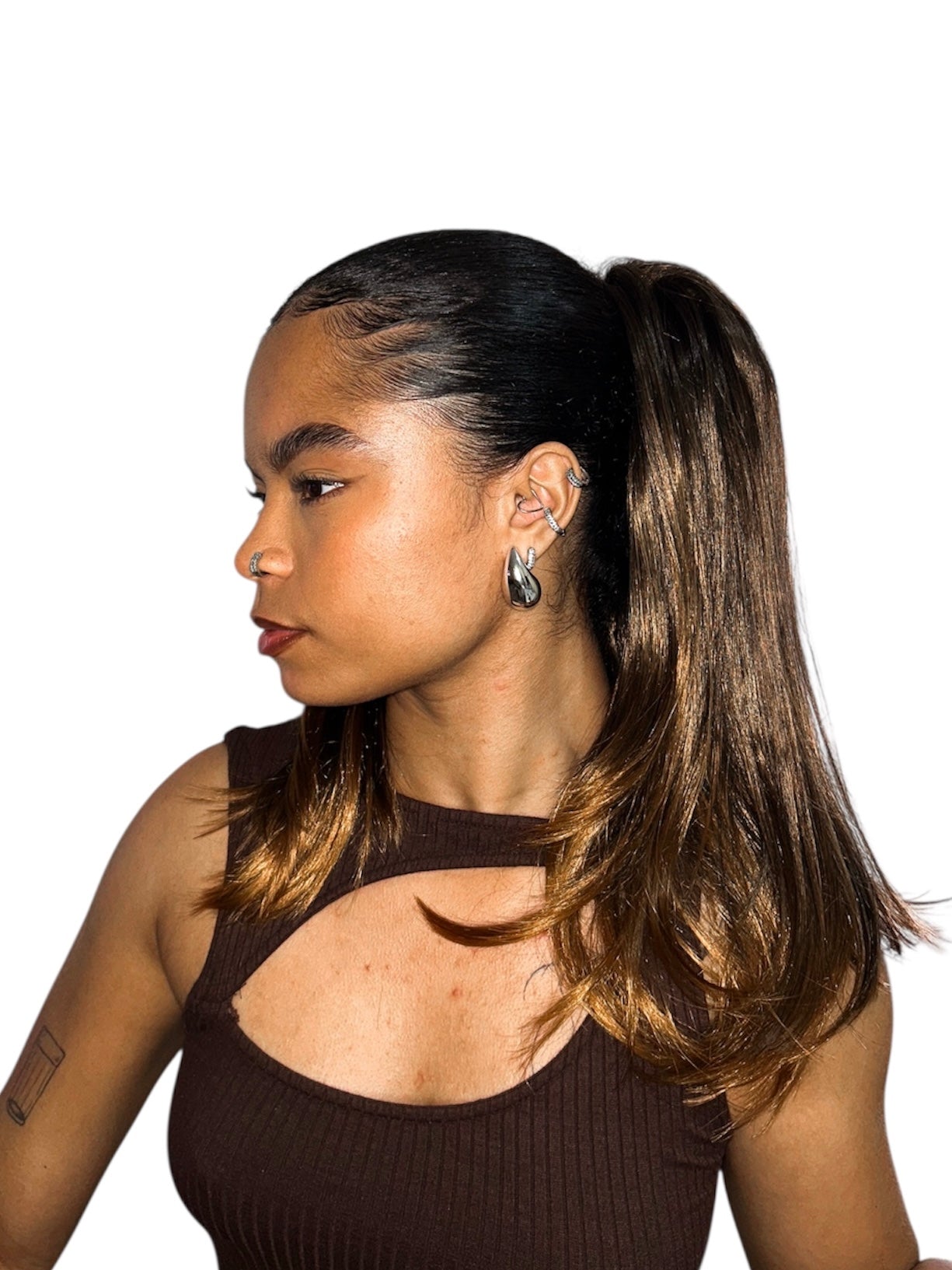 Modelo Jade - Rabo de cavalo Liso